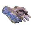 Sport Gloves Violet Beadwork